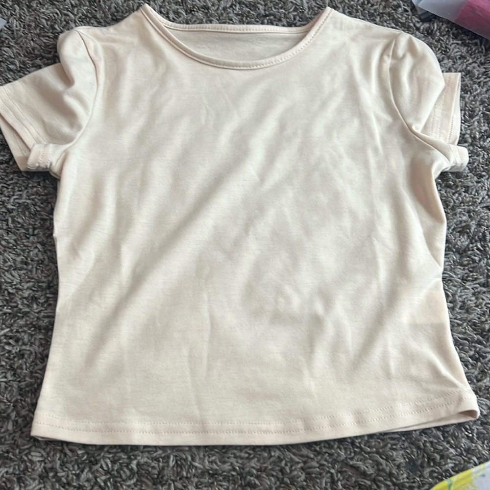 Light yellow T-shirt